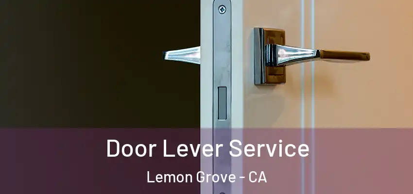 Door Lever Service Lemon Grove - CA
