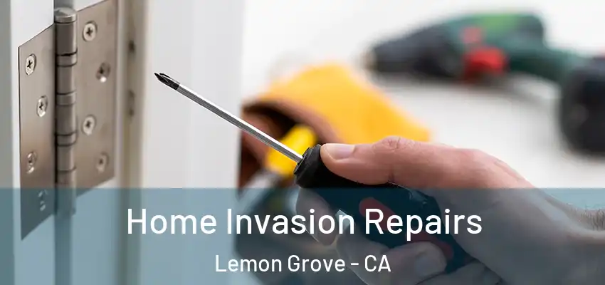 Home Invasion Repairs Lemon Grove - CA