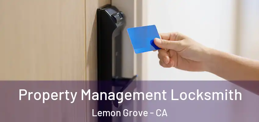  Property Management Locksmith Lemon Grove - CA